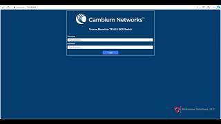 Cambium TX1012 Updating Firmware