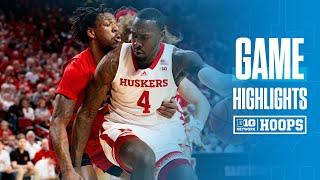 Rutgers at Nebraska  Highlights  Big Ten Mens Basketball  Mar. 3 2024