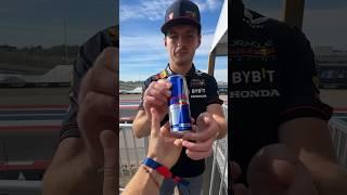 Delivering a Red Bull to the WORLDS GREATEST F1 Driver️ #redbullracing