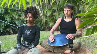 Jungle Meditation 1hr - Sound Healing  - Channelling To Soothe Anxiety Stress and Sadness