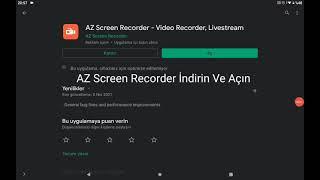 Telefondan İç Ses Kaydı Nasıl Yapılır?  AZ Screen Recorder