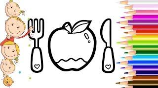 How to draw a apple for kids.    #FunKeepArt #BeTaiNangTV #ToBiART