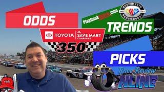 NASCAR Raceday Preview - Toyota SaveMart 350 predictions with top favorites longshots and more