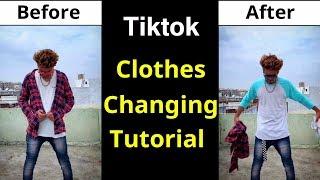 New Tiktok Viral Clothes Changing Tutorial  How to Edit Cloth Changing Tiktok Transistion Video