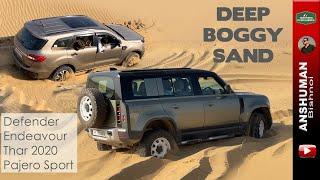 2023 Desert Offroading with Defender Endeavour Thar Pajero Sport
