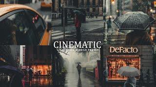 Cinematic Preset - Lightroom Mobile Presets  Urban Preset  Cinematic Filter  City Preset