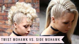 Twist Mohawk VS. Side Mohawk by SweetHearts Hair