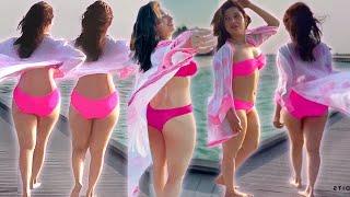 Tamanna Bhatia Bikini Review  Tamanna Bhatia Pink Bikini Review  Beauties World  #bikini #tamanna