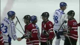 Finland-Canada exhibition game before 2013 World Juniors