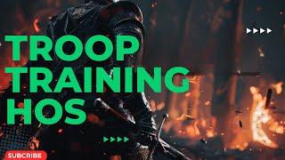 Troop Training  HOS  King Of Avalon