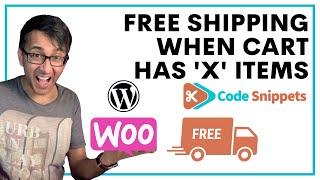 Free Shipping based on the WooCommerce Cart Items - Code Snippets - CodeSnippets Wordpress