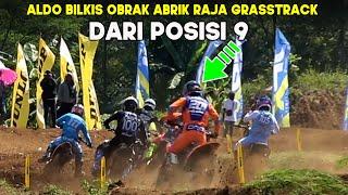 ALDO BILKIS 201 obrak abrik RAJA GRASSTRACK dari posisi 9