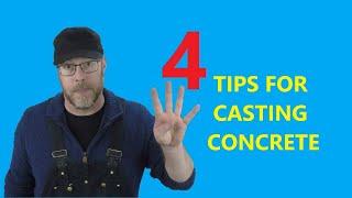 4 Tips For Concrete Casting Success