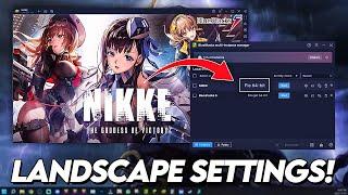 *BEST PC SETTINGS* How To Play LANDSCAPE On NIKKE Goddess Of Victory PC Bluestacks 5