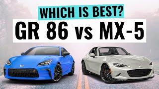 2023 Toyota GR 86 VS Mazda MX-5  Which Is The Best Affordable Sports Car?