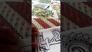 Nama Hasbi kaligrafi keren  #shorts #ytshorts #calligraphy  #kaligrafi