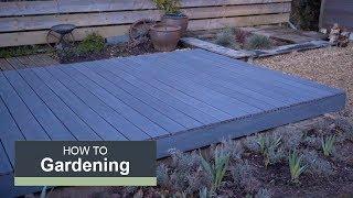 How to install a composite deck with Wickes