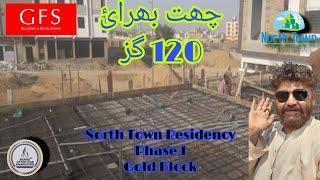 Project 4  Under Construction  Roof Filling   North Town Residency  GFS Builders & Developers
