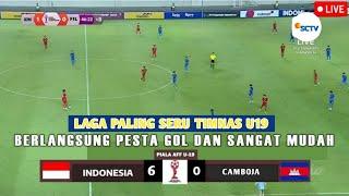 SEDANG BERLANGSUNG ● TIMNAS  INDONESIA U-19 VS CAMBOJA U-19  LAGA PERDANA Piala AFF U-19 2024