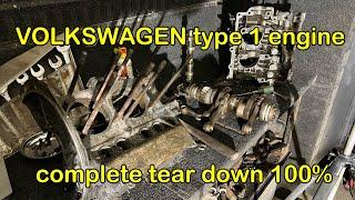 VW Beetle engine COMPLETE TEARDOWN