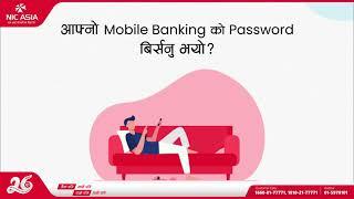 NIC ASIA MoBank Password Reset Easy Step-by-Step Guide