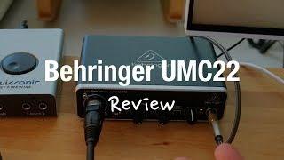 Behringer UMC22 USB Audio Interface Review Unboxing & Sound Test