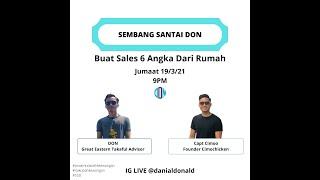 Sembang Santai Don  Buat Sales 6 Angka Dari Rumah