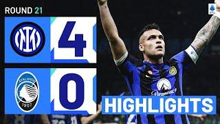 INTER-ATALANTA 4-0   HIGHLIGHTS  Nerazzurri Move 12 Points Clear  Serie A 202324