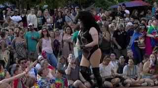 Celeste Star Performing at The Pride day Festival 2019 Asheville NC