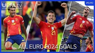 EURO 2024 SPAIN All Goals  Yamal Oyarzabal Merino...