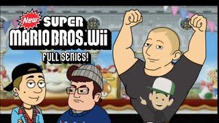 Childish Dad Plays New Super Mario Bros Wii FULL SERIES