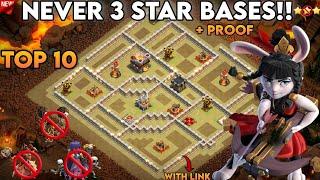 NEW NEVER 3 STAR BASES WITH LINK + PROOF TH11 NEW BASES DESIGN WARCWLPUSH CLASH OF CLANS