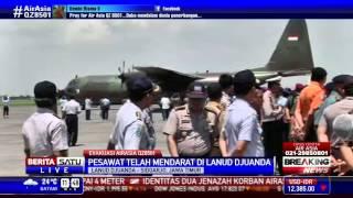 4 Jenazah Penumpang AirAsia Tiba di Bandara Juanda