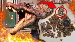 HORROR TOUR of Abandoned Jurassic Park Mini Sorna  Jurassic World Evolution 2 Sandbox Park Tour