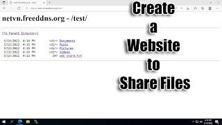 How to share files over the internet step by step