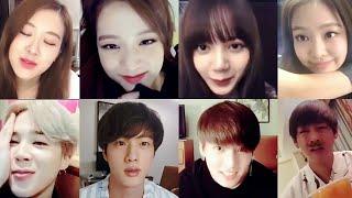 BTS × BLACKPINK  BlackBangtan Funny Vlive