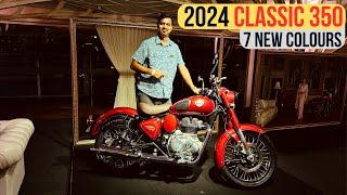 2024 Royal Enfield Classic 350 Launched - 7 New Colours