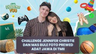 CHALLENGE JENNIFER CHRISTIE DAN MAS BULE PREWED ADAT JAWA DI TAMAN MINI  iWil Challenge You