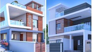 Modern House Front Elevation Design  Home Front Wall Design  Double Story Single Story Design