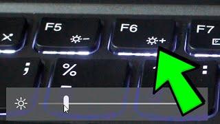Как увеличить яркость на ноутбуке Windows 10.Подсветка экрана