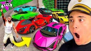 Robando SUPER AUTOS MILLONARIOS en GTA 5  