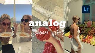 Analog Summer Vibes Lightroom Mobile Tutorial Preset  Photo Editing Tutorial