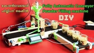 How To Make Semi Automatic powder filling Machine onLine flow