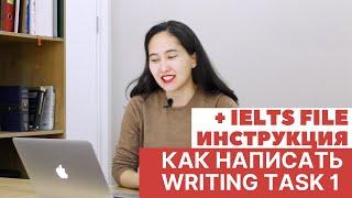 Как написать IELTS Writing TASK 1 инструкция