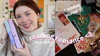 cozy reading vlog- romance books  + book journal spreads #romancebooks #bookjournal