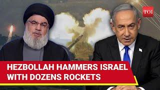 Israel Shaken As Hezbollah Launches Major Attack 40 Rockets Hammer Northern Region