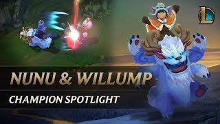 Nunu & Willump Champion Spotlight  Gameplay - League of Legends