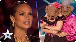 POTTY POTTERS Tom & Noelle are STUCK TOGETHER like… CLAY  Auditions  BGT 2020