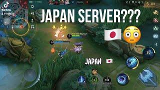 I tried playing in Japan Server  Mobile Legends