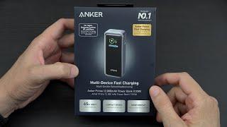 Anker Prime 12000mAh Power Bank 2-Port Portable Charger with 130W Output and Smart Digital Display